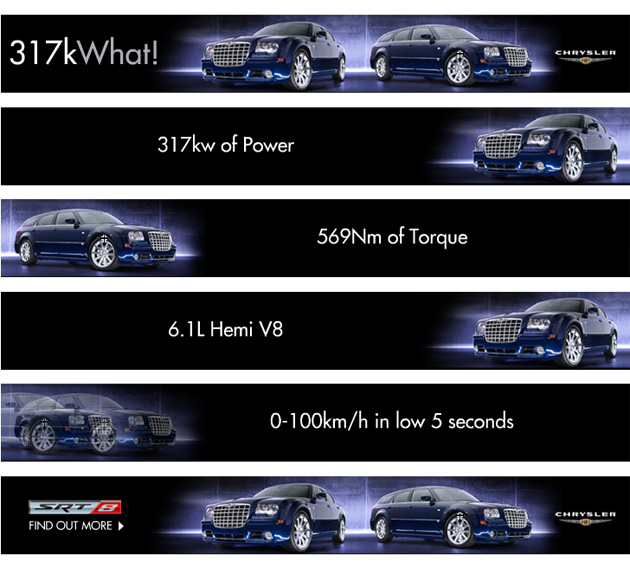 Chrysler ad for 317 kw- Jonar Nader