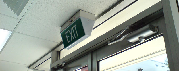 Jonar Nader exit sign