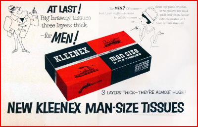 Kleenex tissue box man size Jonar Nader