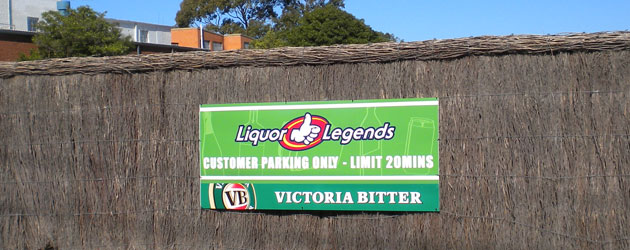 Parking danger at Liquor Legends