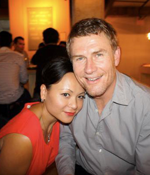 Pauline Nguyen and husband and chef Mark Jensen.